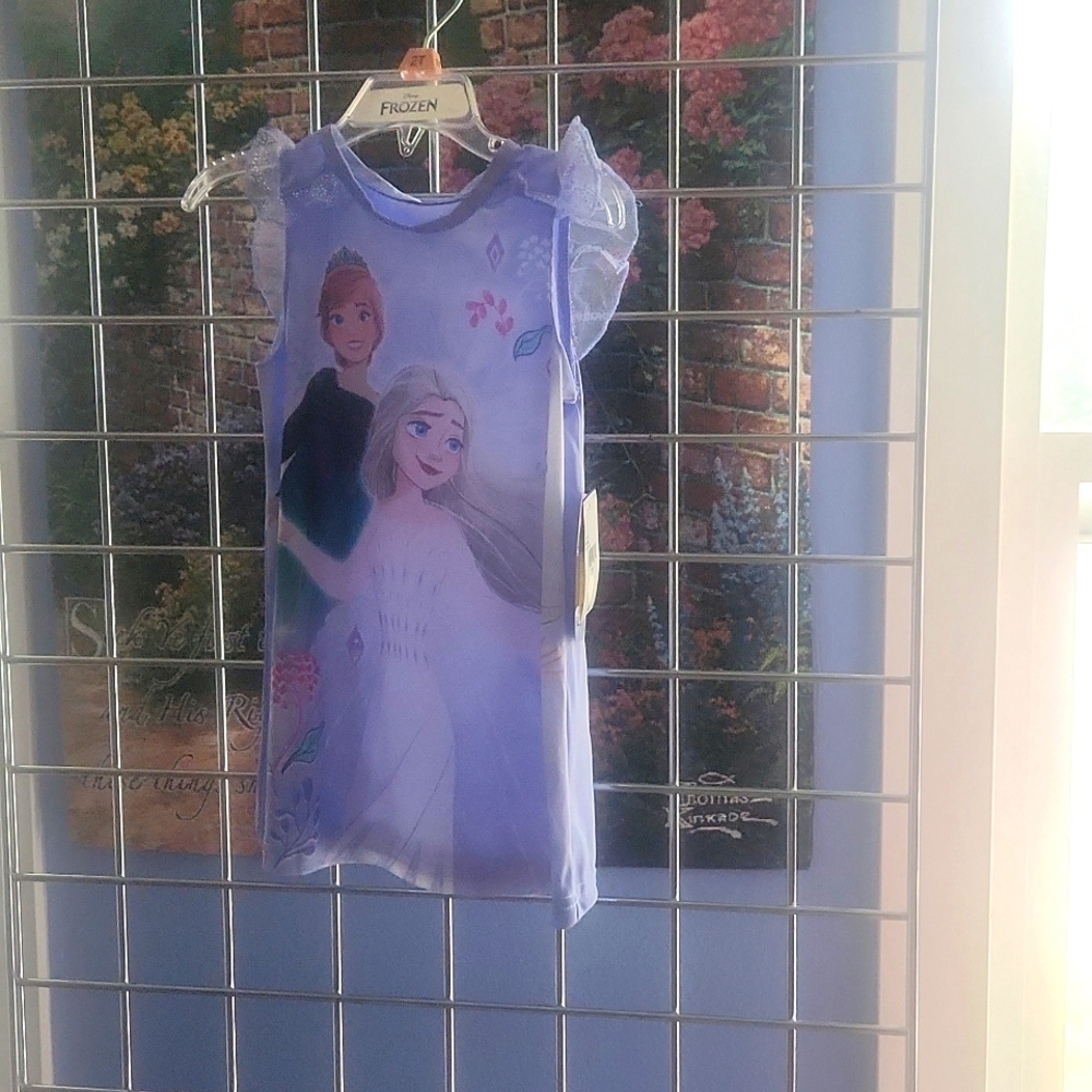 Disney Frozen Kid Purple Nightgown
